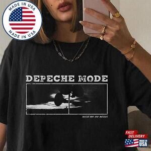 Depeche Mode Shirt Music For The Masses  Rock Tour Fan T-Shirt
